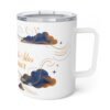 Insulated Coffee Mug — "Fuelled for the Skies" Crew Basket Travel Tumbler, 10oz - Image 4