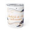 Insulated Coffee Mug — "Fuelled for the Skies" Crew Basket Travel Tumbler, 10oz